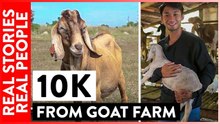 Oh my goat! Jomari Nuqui, 21, PHP10K a month ang kita sa pag-aalaga ng kambing | OG