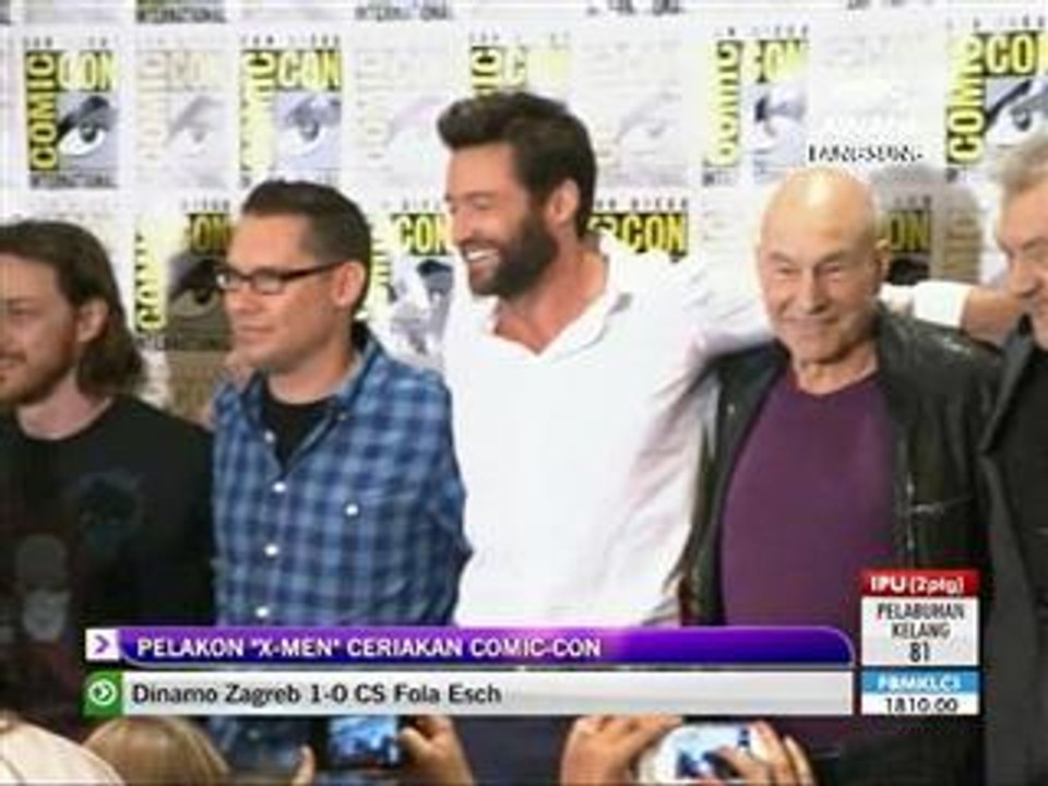 Pelakon 'X-Man' ceriakan Comic-Con