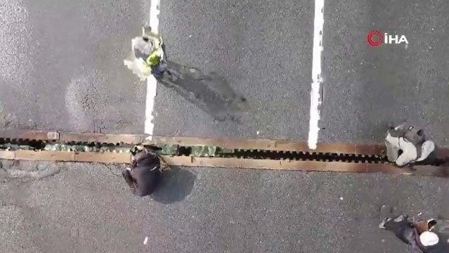 Unkapanı Köprüsü’nün bağlantı noktası ayrıldı