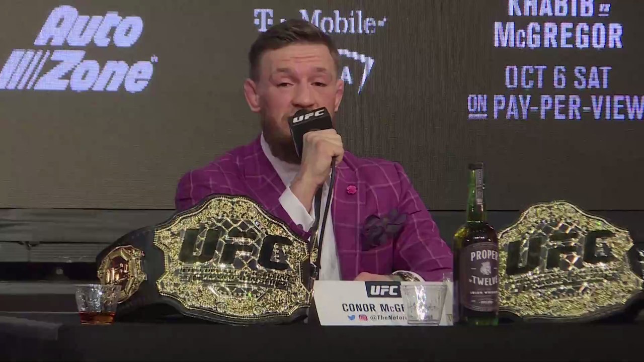 UFC : Conor McGregor s'en reprend violemment à Khabib Nurmagomedov