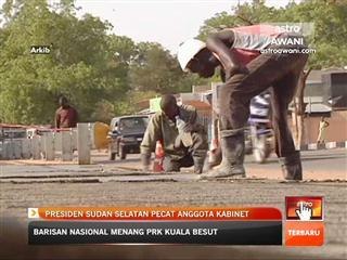 Presiden Sudan Selatan pecat anggota kabinet