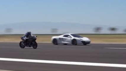 Une Kawasaki Ninja H2R va affronter trois supercars pour des duels épiques