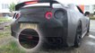 La Nissan GT-R pousse au maximum son moteur pour une mélodie qui donne des frissons