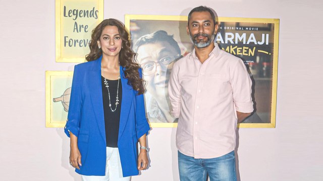 Juhi Chawla And Hitesh Bhatia Spotted Promoting Their Film Sharmaji Namkeen At Bandra