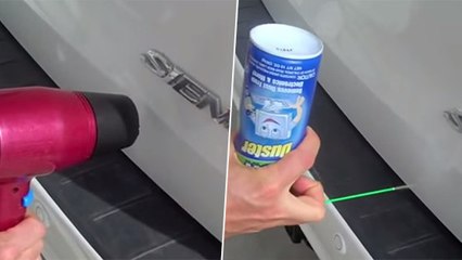 L'astuce super simple pour réparer vous-même les bosses sur votre voiture