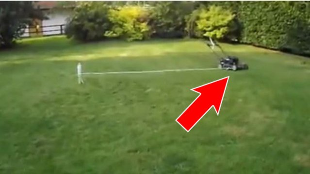 Voilà comment tondre sa pelouse sans se fatiguer