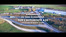 Mise en service de deux nouvelles bretelles de l'autoroute A20 au sud de  Massay - DREAL Centre-Val de Loire