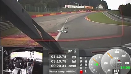 Au volant d'une Koenigsegg One:1 ce pilote réalise un chrono impressionnant sur le circuit de Spa-Francorchamps
