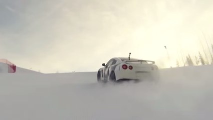 Cette Nissan GT-R s'offre un séjour au sport d'hiver