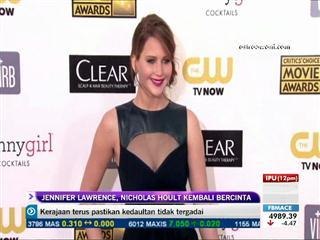 Jennifer Lawrence, Nicholas Hoult kembali bercinta