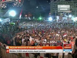 Pelajar Malaysia di Mesir selamat
