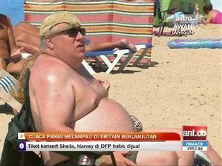 Cuaca panas melampau di Britain berlanjutan