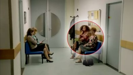 Elle faisait trop de bruit en salle d'attente, elle s'est vite calmée