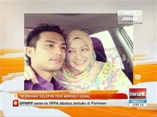 Abby Abadi bernikah lepas dua minggu kenal