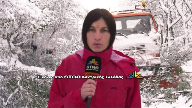 Χωρίς καύσιμα βρίσκονται αρκετές περιοχές της Βόρειας Εύβοιας λόγω της χιονόπτωσης