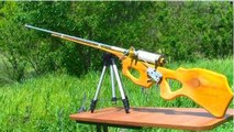 Il fabrique un fusil pneumatique maison ultra-efficace