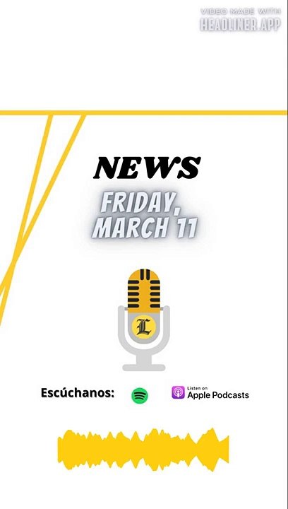 News friday, march 11