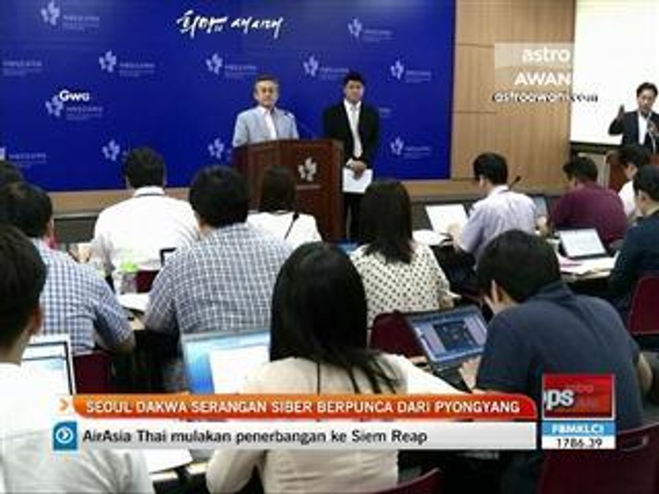 Seoul dakwa serangan dakwa berpunca dari Pyongyang