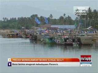 Projek mendalamkan muara Sungai Besut