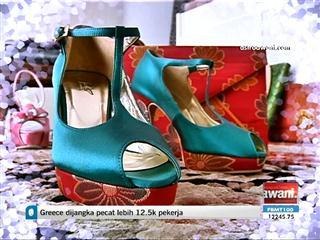 Koleksi istimewa kasut buatan tangan untuk Syawal Cipela