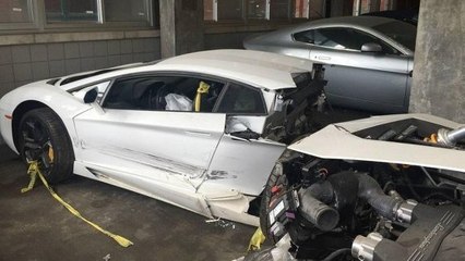 Il vend sa Lamborghini Aventador... coupée en deux