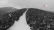 Kar yağışı sonrası Aydos Ormanı'ndan eşsiz görüntüler