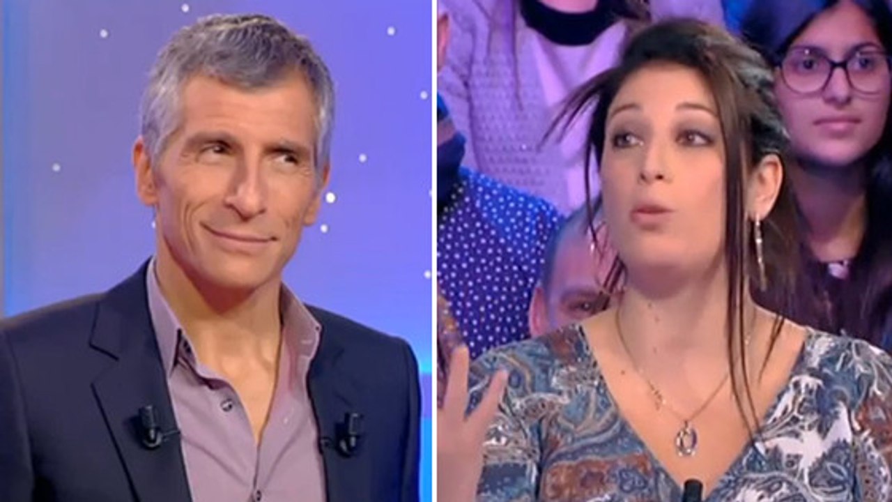 TLMVPSP : cette femme explique à Nagui pourquoi elle est passée sous le bureau de son chef