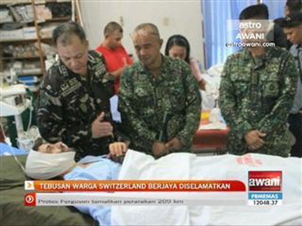 Tebusan warga Switzerland berjaya diselamatkan