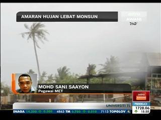 Amaran hujan lebat monsun - Pegawai MET