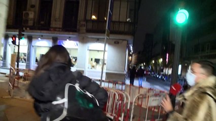 Almudena Cid sale corriendo al ser preguntada por las imágenes de Christian y Patricia