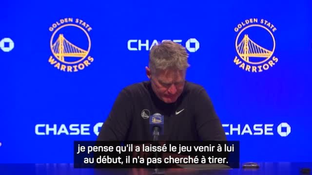 Warriors - Kerr : Klay est très dur avec lui-même