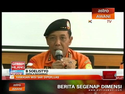 Kawasan misi SAR diperluas