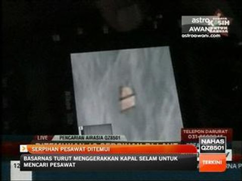 Serpihan pesawat AirAsia QZ8501 ditemui