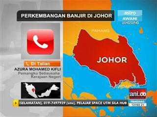 Banjir di Johor (Sabtu, 27 Dis, 2:00 petang)
