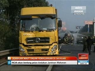 Sembilan terbunuh dalam kemalangan di Sichuan