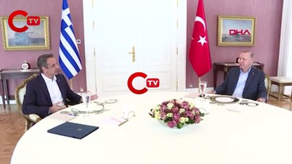 İstanbul'da kritik görüşme: Erdoğan, Yunanistan Başbakanı Miçotakis'i kabul etti