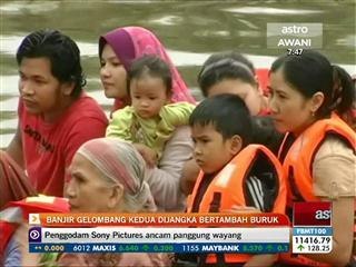 Banjir gelombang kedua dijangka bertambah buruk