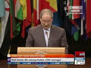 Syria nafi guna senjata kimia