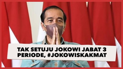 Tak Setuju Jokowi Jabat Presiden 3 Periode, Tagar #JokowiSkakMat Trending di Twitter