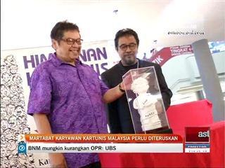 Martabat karyawan kartunis Malaysia perlu diteruskan