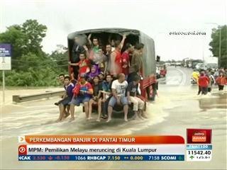 Perkembangan banjir di Kelantan setakat 06:00 petang