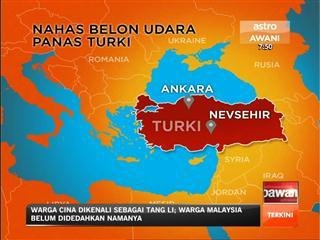 Nahas belon udara panas di Turki