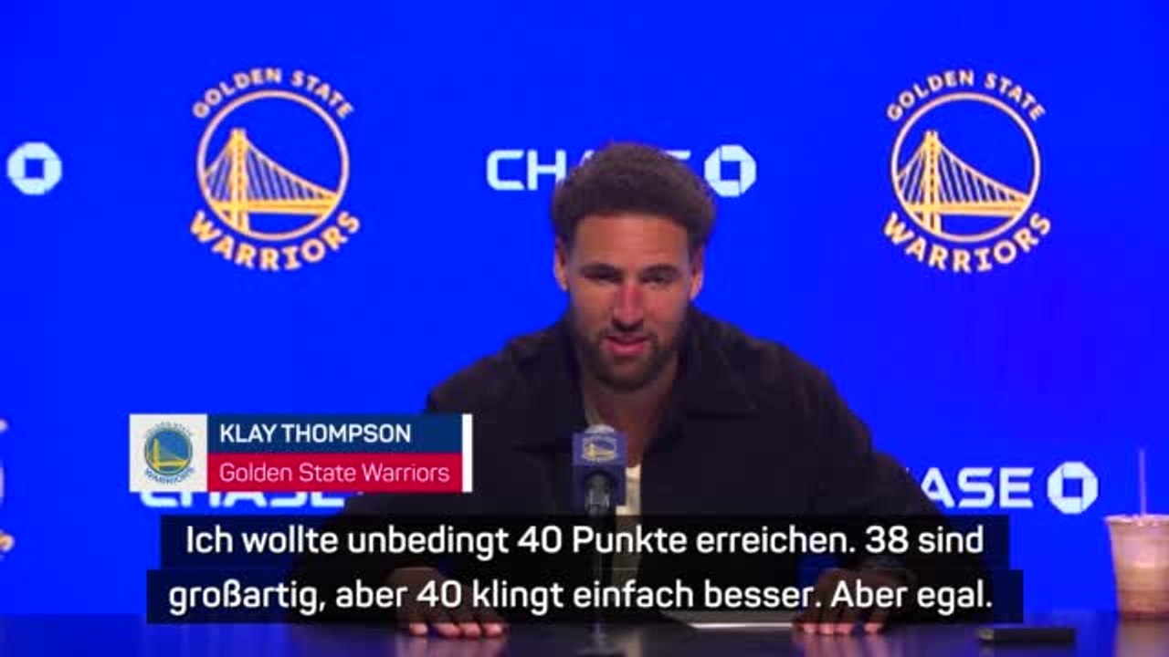 Thompson: “38 Punkte sind gut, 40 klingen besser”