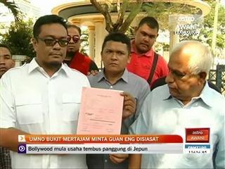 UMNO Bukit Mertajam minta Guan Eng disiasat