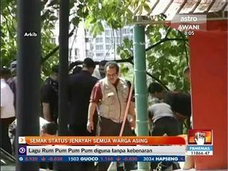 Semak status jenayah semua warga asing