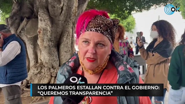 Los palmeros estallan contra el Gobierno: Queremos transparencia