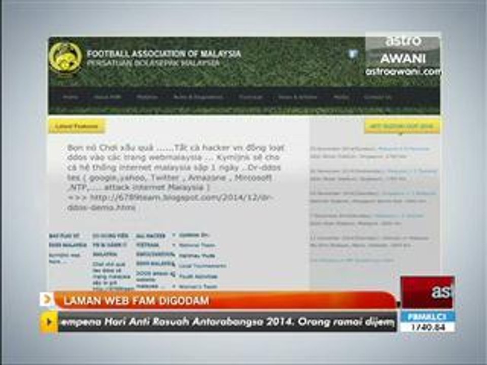 Laman web FAM digodam