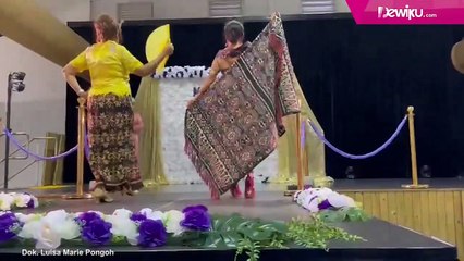 Sebanyak 8 Perempuan Indonesia Tampilkan Baju Adat di Multicultural International Women's Day