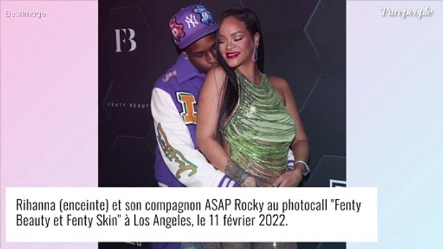 Rihanna enceinte : décolleté osé, paillettes et large ventre nu... Nouveau look de grossesse bluffant !