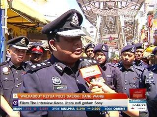 Walkabout ketua polis dareah Dang Wangi